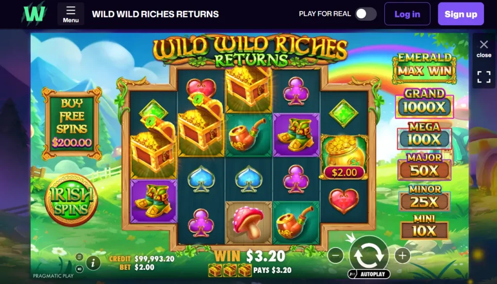 Wild Wild Riches Returns